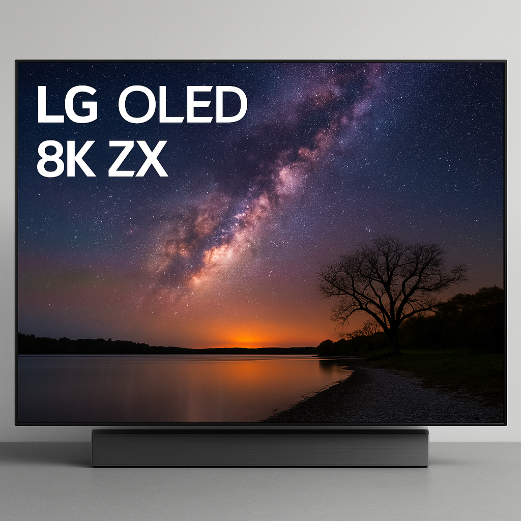 LG OLED ZX - Téléviseur OLED 8K Ultra HD avec Processeur AI α9 Gen 3