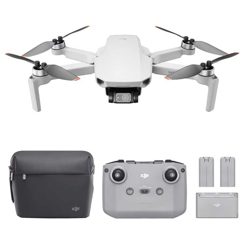 DJI Mini 2 Fly More Combo - Drone Portable 4K Ultra HD avec Accessoires Supplémentaires