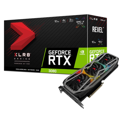PNY GeForce RTX 3080 – Carte Graphique Gaming Ultra Puissante pour le 4K/8K