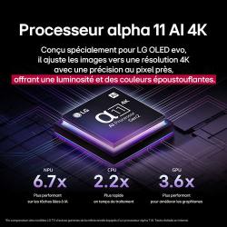 LG OLED Evo OLED55G5 - Téléviseur OLED 4K UHD 139 cm (55") 2025
