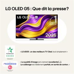 LG OLED Evo OLED55G5 - Téléviseur OLED 4K UHD 139 cm (55") 2025