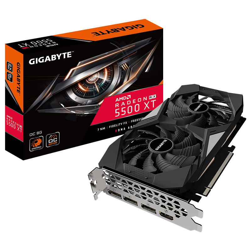 AMD Radeon RX 5500 XT – Hoogwaardige 1080p gaming-videokaart