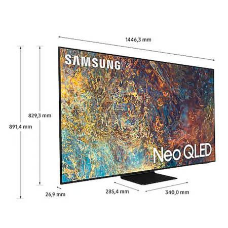 Samsung QLED Q90A - Téléviseur 4K UHD avec Technologie Quantum Dot